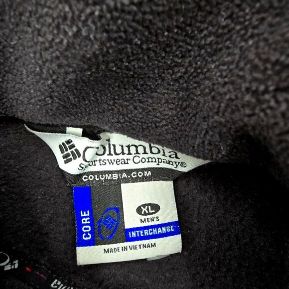 Columbia Men's Rapid Expedition Black Fleece Jacket Size XL - Picture 5 of 6
